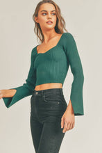 Load image into Gallery viewer, Split Sleeve Knit Top
