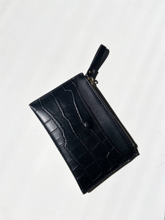 Lucy Card-Holder Wallet Black