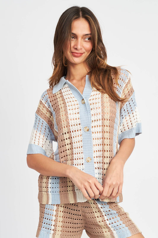 Abbi Crochet Shirt