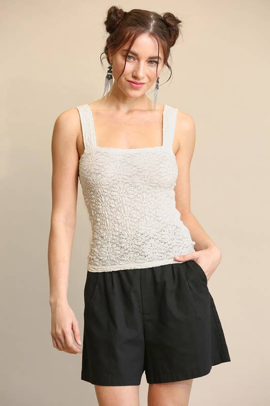Flora Tank White