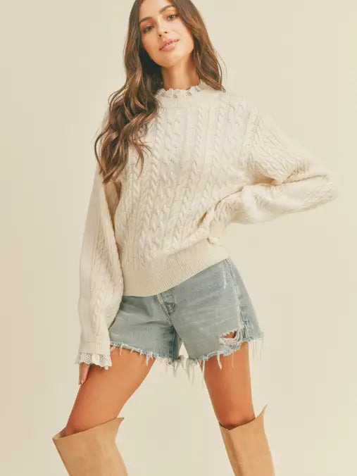 Serendipity Cable Sweater
