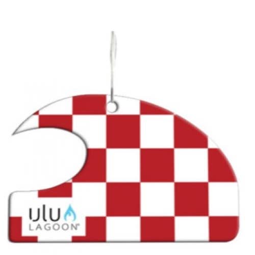 Red Checker Wave Air Freshener