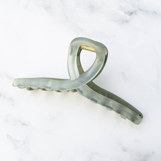 Twist Hair Claw Sage