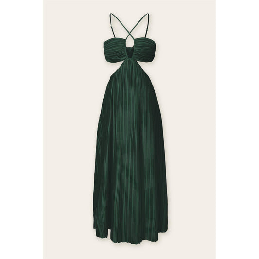 Pretty Pleats Midi Dress