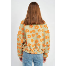 Load image into Gallery viewer, Flower Power Sherpa Jacket
