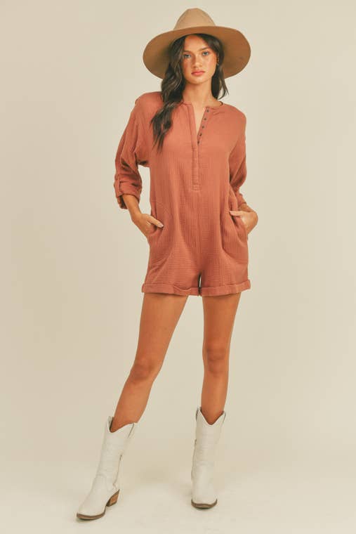 Laying Low Romper