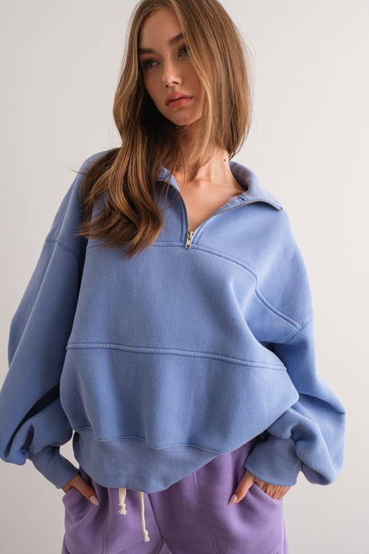 Valerie Half-Zip Sweatshirt