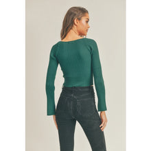 Load image into Gallery viewer, Split Sleeve Knit Top
