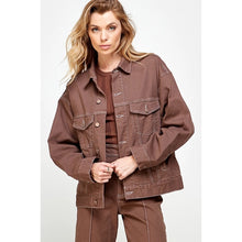 Load image into Gallery viewer, Twill Jacket Brown
