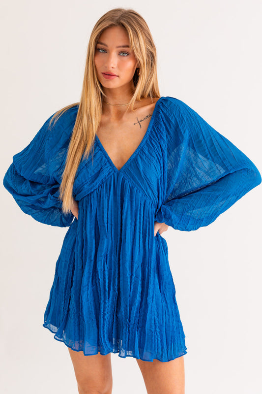 Calm Waters Mini Dress